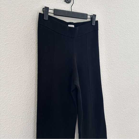 Aritzia Wilfred Free Black Knit Pants - Minimalist Loungewear Athleisure - S - Picture 2 of 8